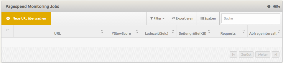 Pagespeed optimieren mit XOVI: Übersicht