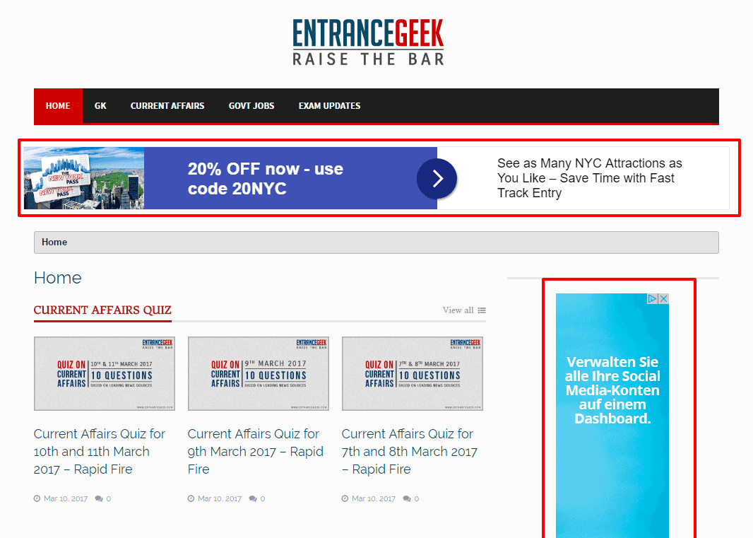 Entrancegeek Home