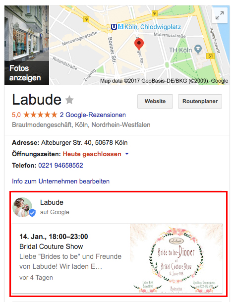 Google Beitrag