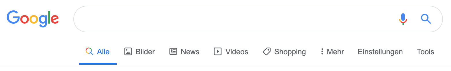 Die Suchergebnisleiste von Google hat seit kurzem Icons für eine bessere UX