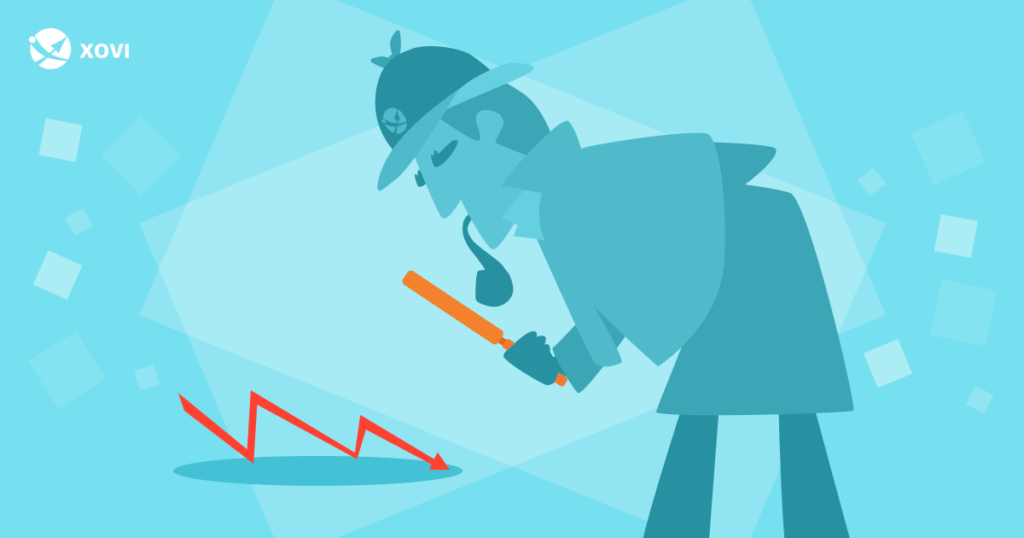 Detektiv untersucht Rankingverluste