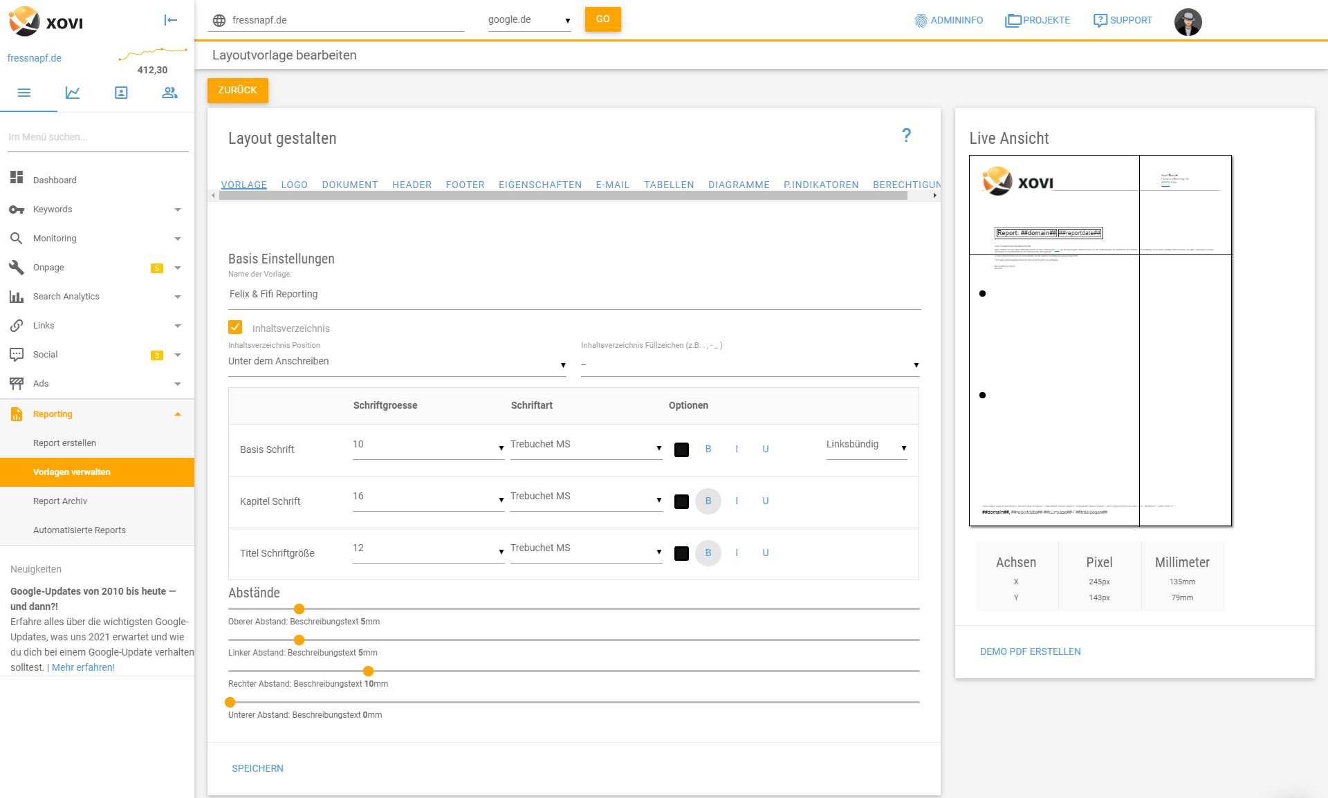 Wie Erstelle Automatisiere Ich Reports Xovi